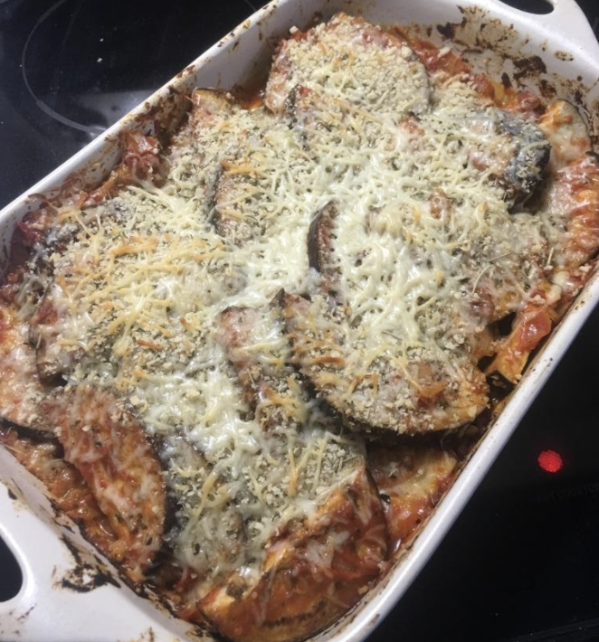 Eggplant Parmesan Bake